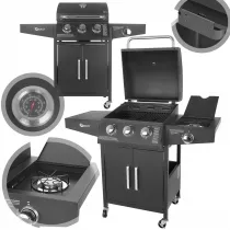 GAASIGRILL 3+1 PÕLETIT 11,6KW GEKO
