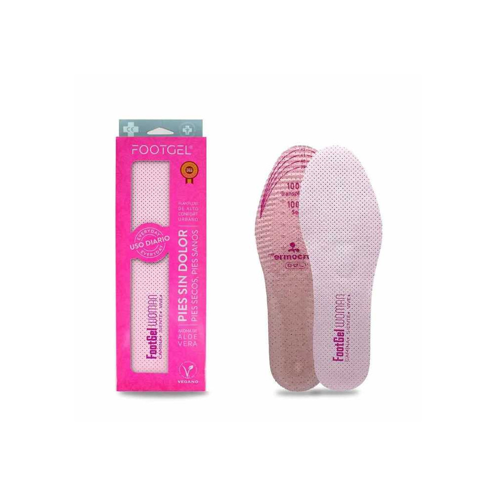 Sisetallad Footgel Woman Everyday Aloe Vera, suurus 39-42