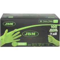 TÖÖKINDAD NITRIIL STRUKTUURNE "FORCE GREEN HD 7,0MIL", ROHELINE M 100TK JBM