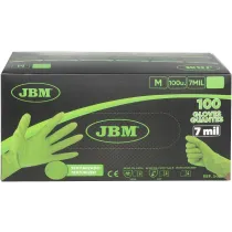 TÖÖKINDAD NITRIIL STRUKTUURNE "FORCE GREEN HD 7,0MIL", ROHELINE L 100TK JBM