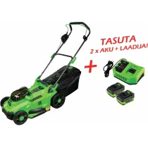 AKUMURUNIITJA 800W/40V + 8,0AH AKUPAKK (4,0+4,0AH) + LAADIJA JBM