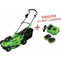 AKUMURUNIITJA 800W/40V + 8,0AH AKUPAKK (4,0+4,0AH) + LAADIJA JBM