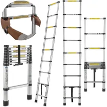 ALUMIINIUM TELESKOOPREDEL 9 ASTMEGA, 740-2600MM, MAX 150KG GEKO