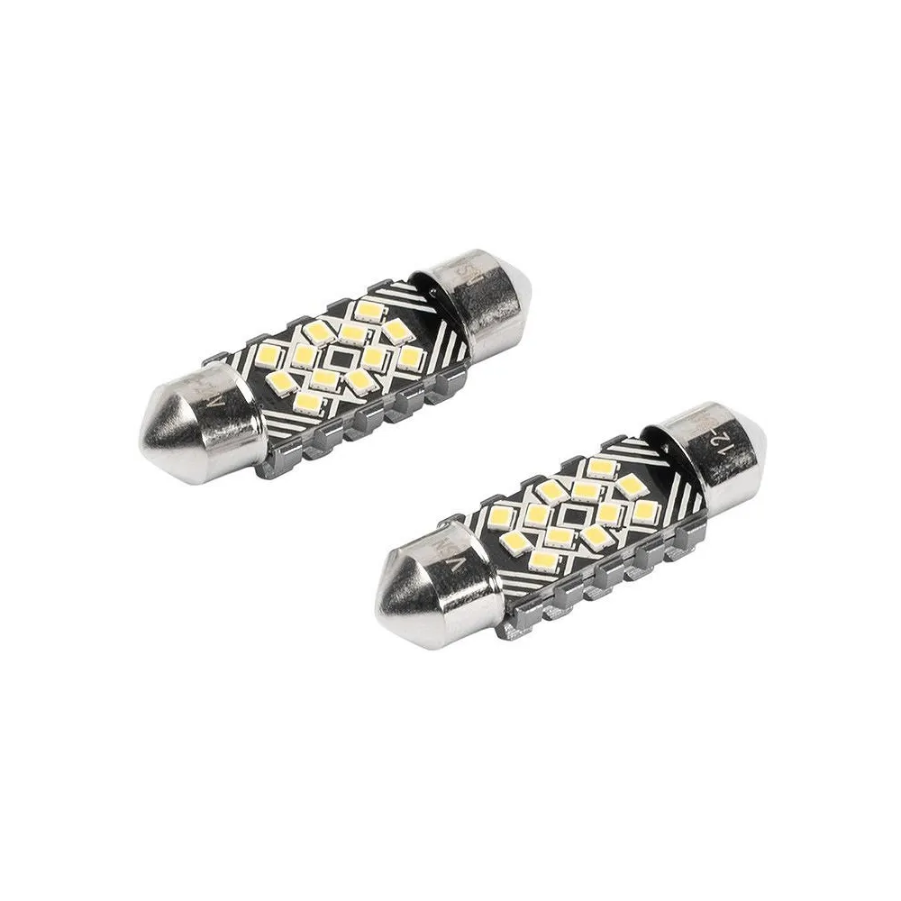 12/24V SV8,5-8 FESTOON LED PIRN 2,4W 36MM 6500K CANBUS VALGE BLISTER 2TK VISION