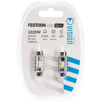 12/24V SV8,5-8 FESTOON LED PIRN 3,4W 36MM 6500K CANBUS VALGE BLISTER 2TK VISION