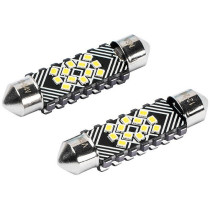 12/24V SV8,5-8 FESTOON LED PIRN 2,4W 41MM 6500K CANBUS VALGE BLISTER 2TK VISION