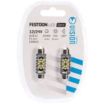 12/24V SV8,5-8 FESTOON LED PIRN 2,4W 41MM 6500K CANBUS VALGE BLISTER 2TK VISION