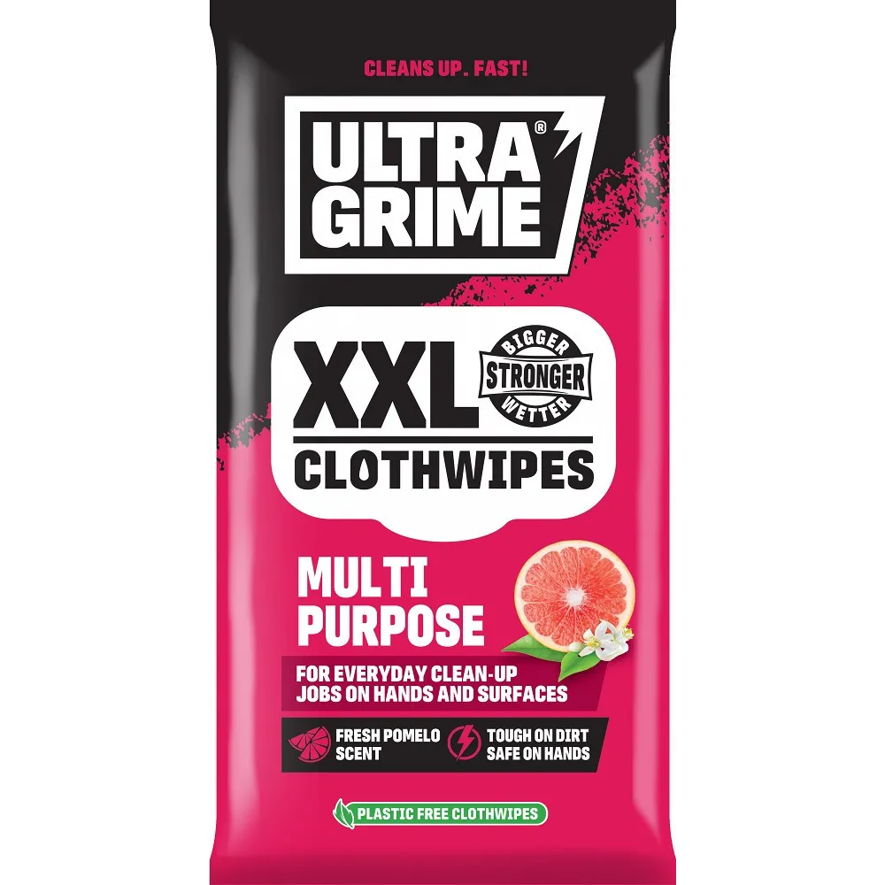 ULTRAGRIME XXL MULTIPURPOSE GRAPEFRUIT UNIVERSAALSED PUHASTUSLAPID 20TK/PAKK
