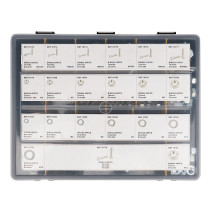 828-OS. MUTRITE, POLTIDE, SEIBIDE KOMPLEKT "SERVICE" TUGEVDATUD KOHVRIS JBM