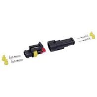 PISTIKUPESA+PISTIK SUPERSEAL 2-PIN BLISTER 1TK M+