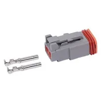PISTIKUPESA DEUTSCH DT 2-PIN BLISTER 1TK M+