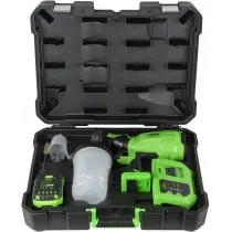 20V AKU VÄRVIPRITS/VÄRVIPÜSTOL 900ML, 2,5MM DÜÜS, +AKU+LAADIJA JBM