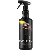 K2 SOFRANO PRO NAHKPINDADE PUHASTUS- JA HOOLDUSVAHEND 1L/PIHUSTI