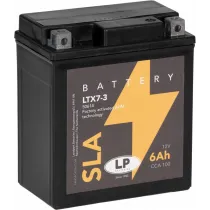 LANDPORT 6AH SLA(AGM) YTX7L-BS MOTOAKU 113X70X130MM 100A +/-
