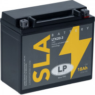 LANDPORT 18AH SLA (AGM) YTX20L-BS MOTOAKU 175X87X155MM 310A -/+