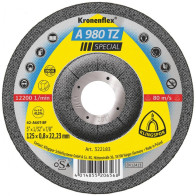 LÕIKEKETAS 125X0,8X22,23MM NÕGUS "KRONENFLEX" A980TZ, RST/METALL KLINGSPOR