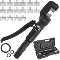 15-OS. HÜDRAULILINE KAABLIKINGADE PRESS 6T + ADAPTERID 4-70MM2 GEKO