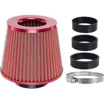 KOONUSFILTER PUNANE 155X130X120MM + ADAPTERID 60/63/70MM CARMOTION