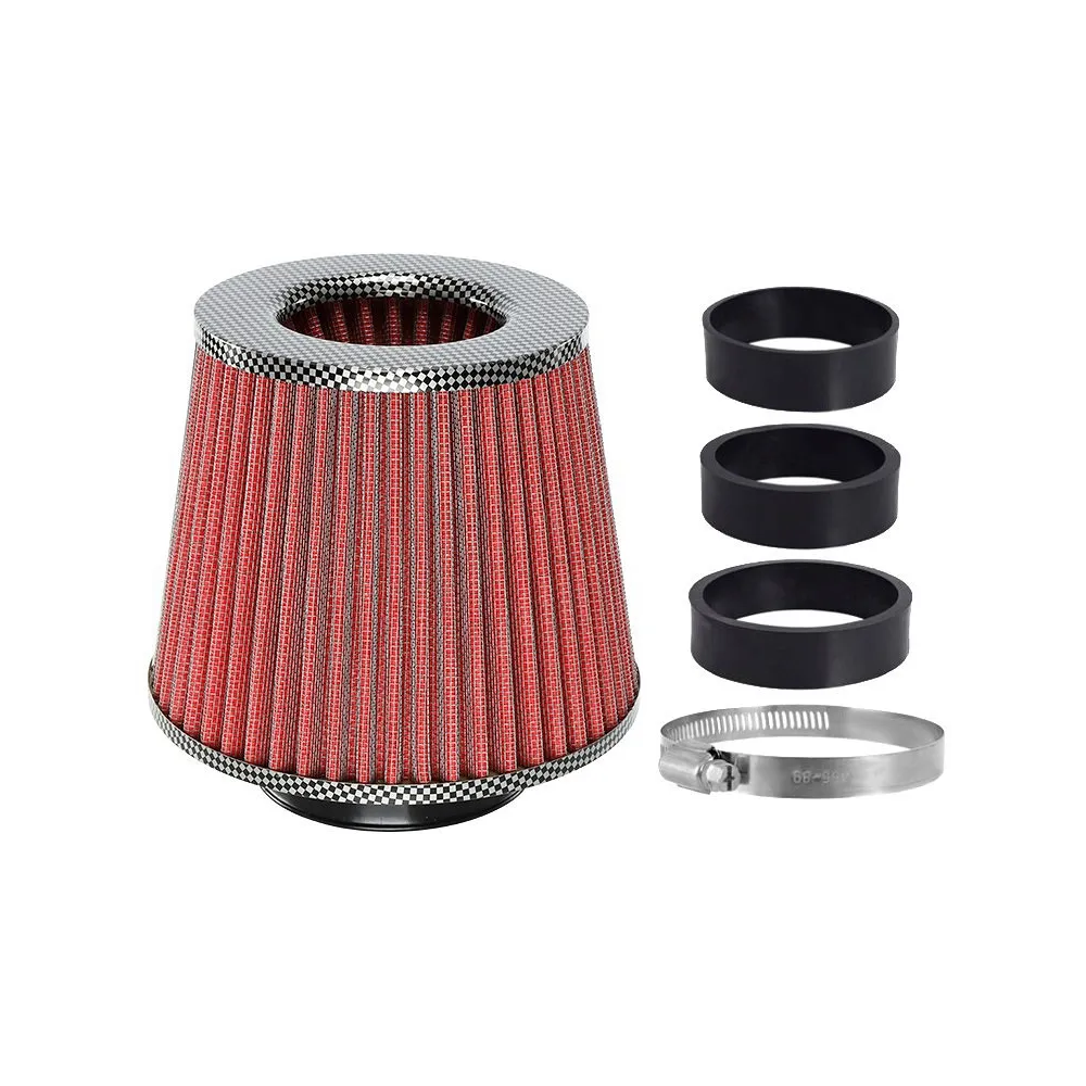 KOONUSFILTER PUNANE/CARBON 155X130X120MM + ADAPTERID 60/63/70MM CARMOTION