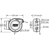 POOLIL ÕHUVOOLIK 15M 1/2" 13MM HAZET