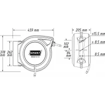 POOLIL ÕHUVOOLIK 15M 3/8" 10MM 9040N-10 HAZET