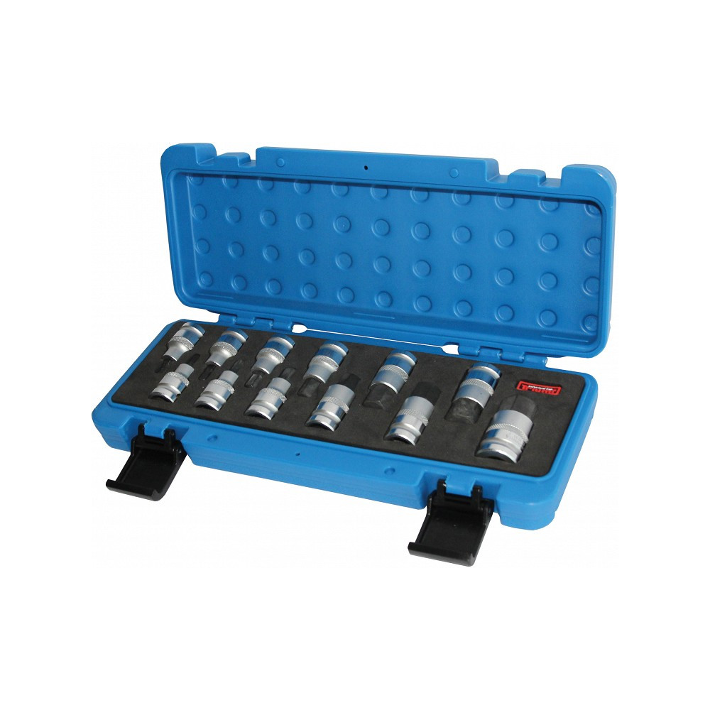 12-OS. 1/2" KUUSKANT PADRUNOTSIKUTE KOMPL. 5-24MM, FOAM TRIUMF