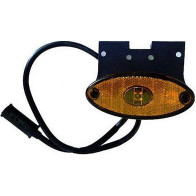 KÜLJETULI LED KOLLANE FLATPOINT II JALAGA 12/24V 0,5M JUHE 102X46MM