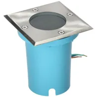 230V PÕRANDA/TERRASSIVALGUSTI ENTRADA 1 MAX 50W GU10 108X108MM IP65 INOX KOBI