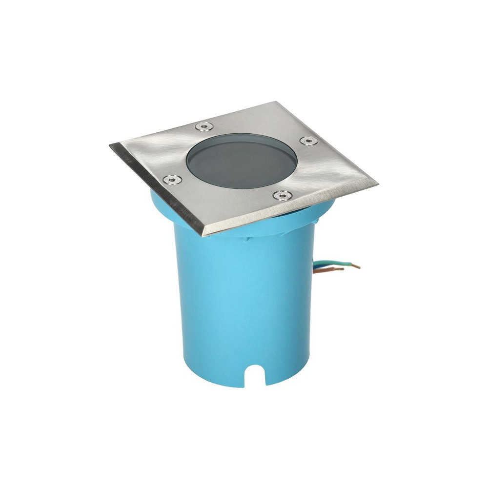 230V PÕRANDA/TERRASSIVALGUSTI ENTRADA 1 MAX 50W GU10 108X108MM IP65 INOX KOBI