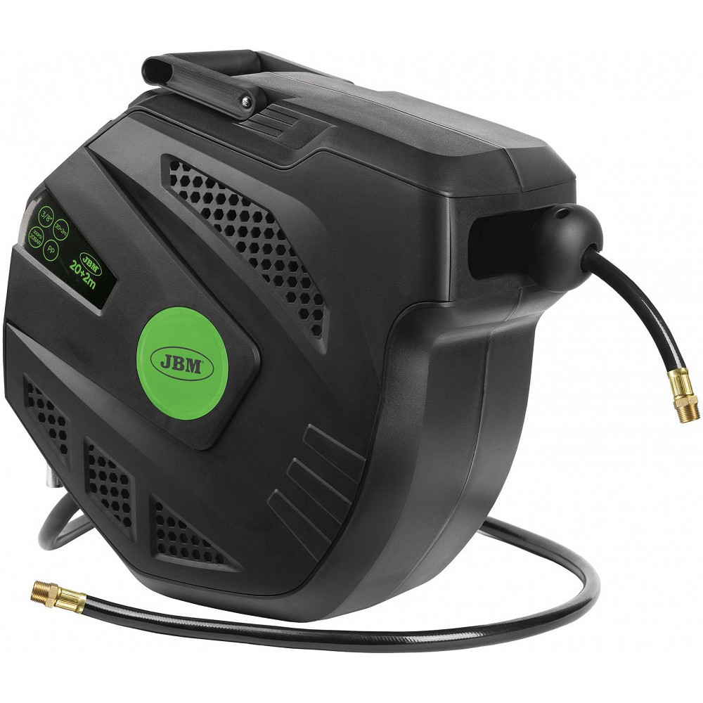 POOLIL ÕHUVOOLIK 20+2M, 9,5MM, 3/8" KINNINE PLASTIK KORPUS JBM