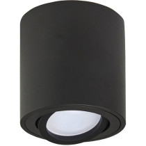 230V VALGUSTI OH36 (ILMA PIRNITA GU10, MAX 35W) 80/84MM MUST IP20 KOBI