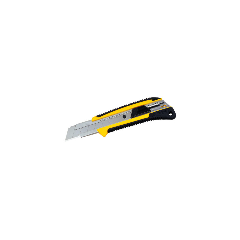 Extra heavy duty cutter with comfort-grip handle 25 mm and automatic blade lock