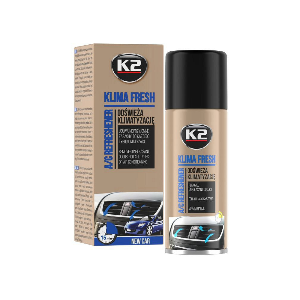 K2 KLIMA FRESH NEW CAR KONDITS./KLIIMASÜST. PUHASTAJA 150ML/AE