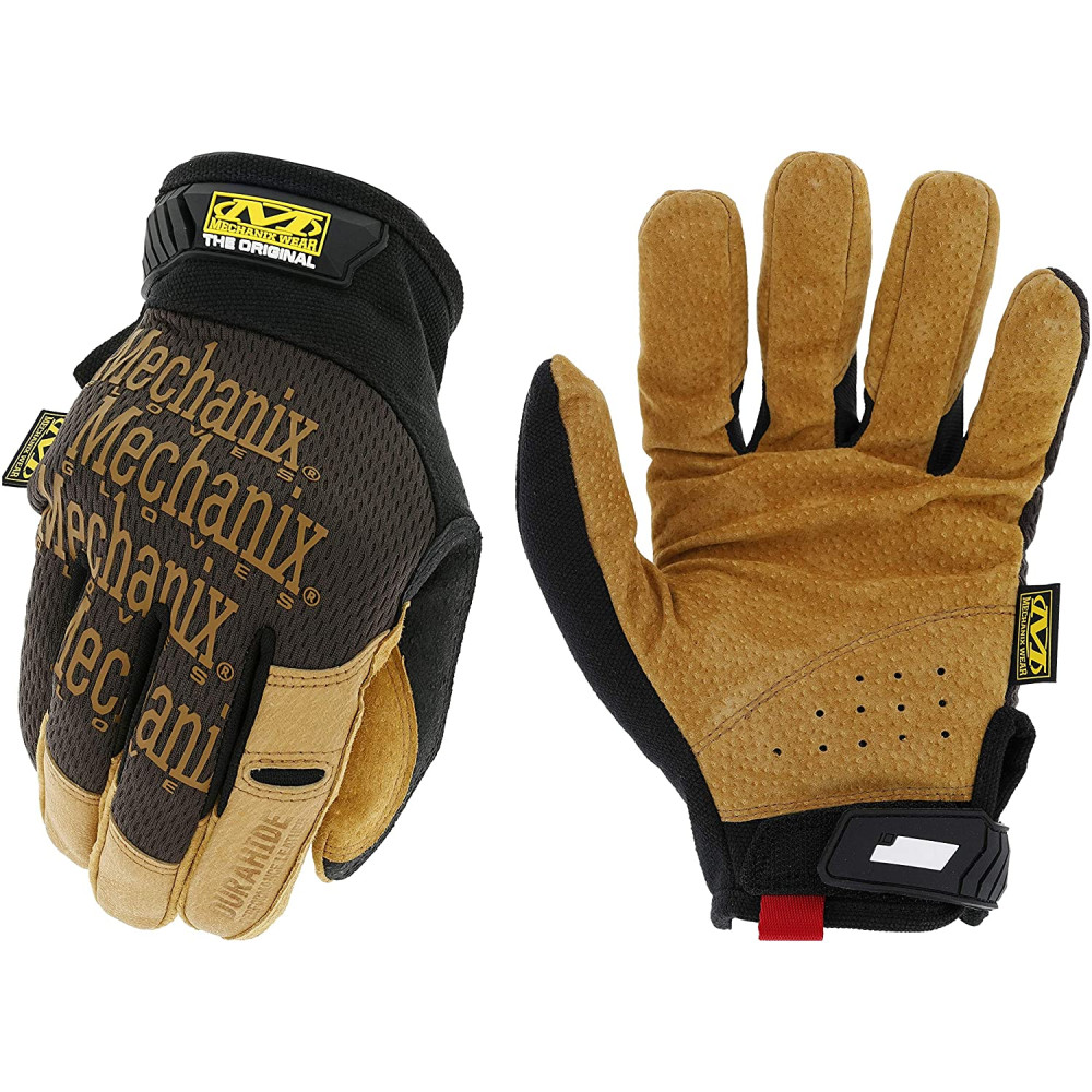 Kindad Mechanix Durahide™ Original® Leather must/pruun, suurus L