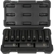 11-OS. 1/2" PIKAD LÖÖKPADRUNID (12-KANT) STARDIKOMPLEKT 10-24MM PLASTKARP JBM