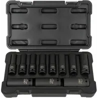 11-OS. 1/2" PIKAD LÖÖKPADRUNID (12-KANT) STARDIKOMPLEKT 10-24MM PLASTKARP JBM