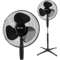 230V PÕRANDAVENTILAATOR, 45W Ø430MM REGUL. KÕRGUS MAX 1200MM MUST 45W KOBI