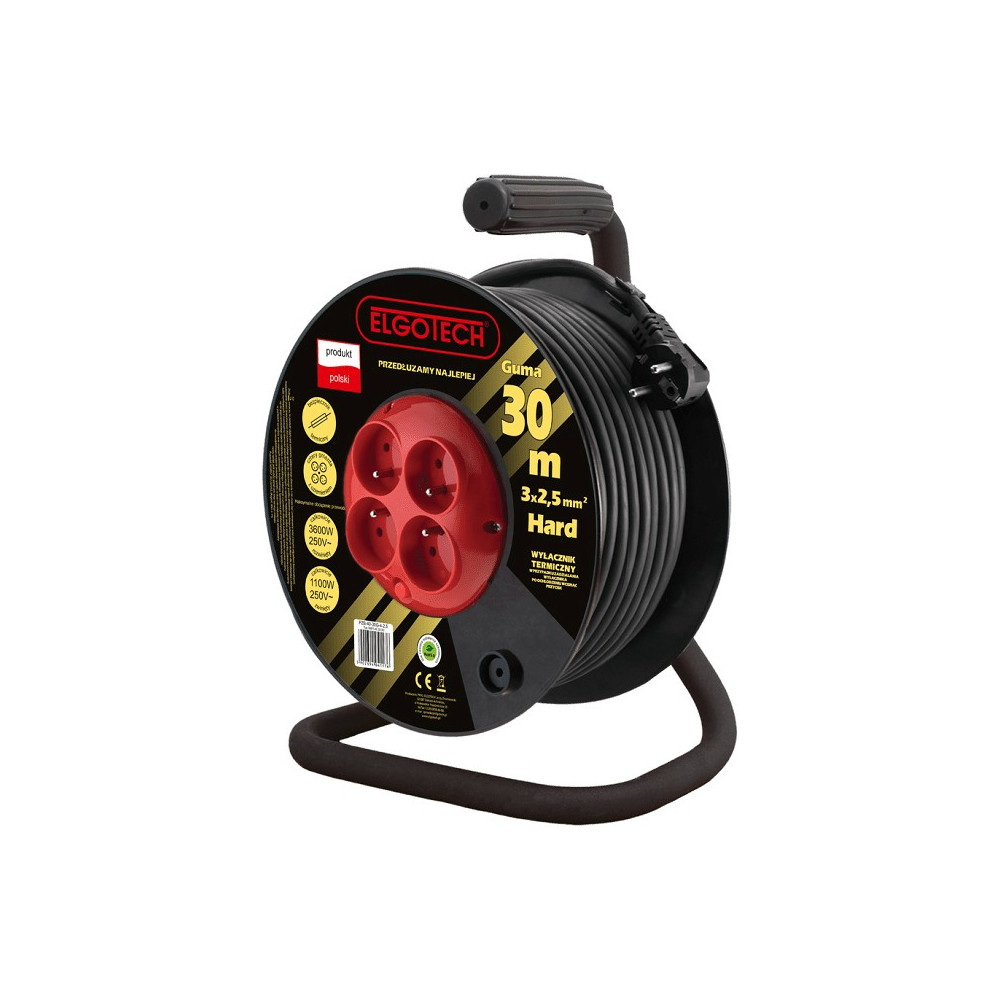 POOLIL PIKENDUSJUHE 30M 3X2,5MM2 KUMMIKATTEGA