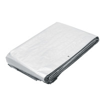 White tarp 4x6m, 110g/m2 Pretul®