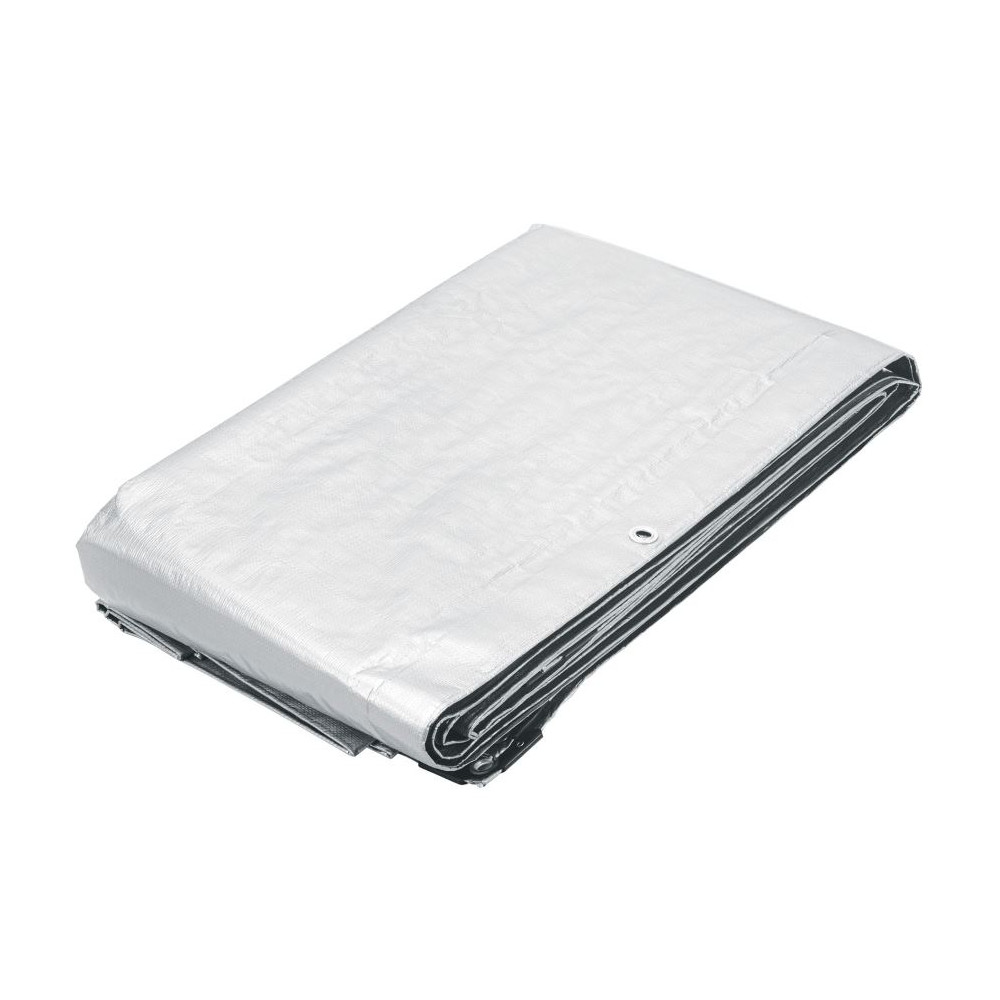 White tarp 4x6m, 110g/m2 Pretul®