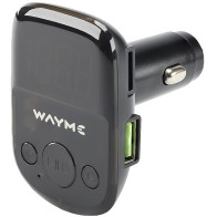 VOLTMEETER + 2XUSB KIIRLAADIJA + FM TRANSMITTER + HANDS FREE 12/24V 25W WAYME