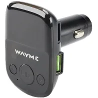 VOLTMEETER + 2XUSB KIIRLAADIJA + FM TRANSMITTER + HANDS FREE 12/24V 25W WAYME