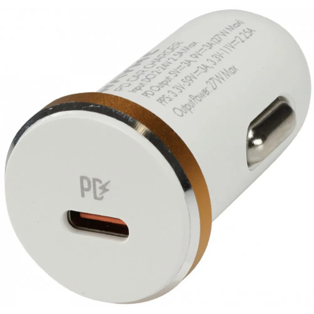 SIGARETISÜÜTAJA PESASSE KIIRLAADIJA USB-C 2.5A/MAX27W, 12V/24V WAYME