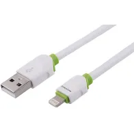 LAADIMISJUHE SILIKOON USB - LIGHTNING/APPLE 100CM WAYME