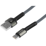 LAADIMISJUHE PÕIMITUD USB - USB-C 200CM WAYME