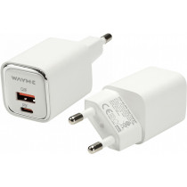 KIIRLAADIJA USB-C PD 30W + USB WAYME