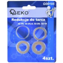 SAEKETTA VÄHENDUSADAPTERID 4TK 32-30/25,4/20/16MM GEKO