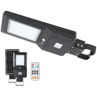 LED SOLAR STREET AKUGA 40W 4800LM 289X706MM SOLAR PANEL, ANDUR, IP65 A++ KOBI