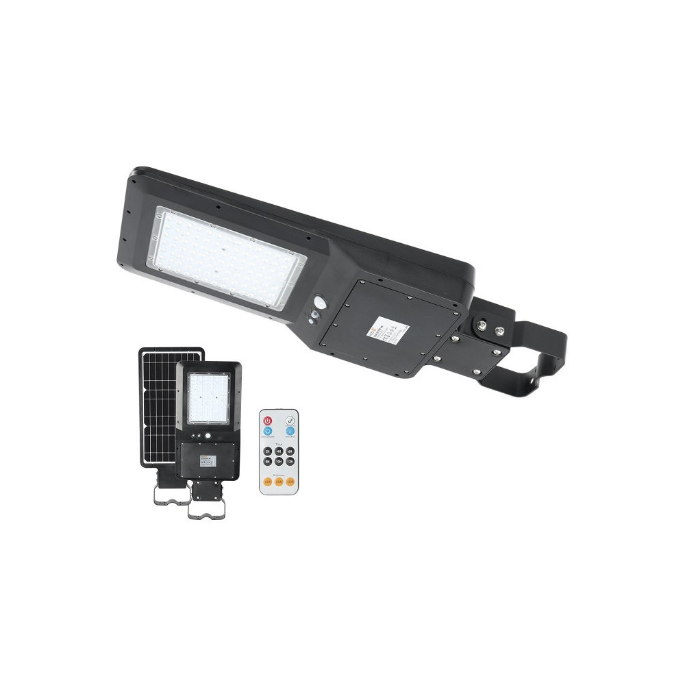 LED SOLAR STREET AKUGA 40W 4800LM 289X706MM SOLAR PANEL, ANDUR, IP65 A++ KOBI