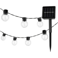 SOLAR VALGUSTI STARLIGHT 10 LED 0,12W 3,8M KÜLM VALGUS 6000K IP44 LED2B